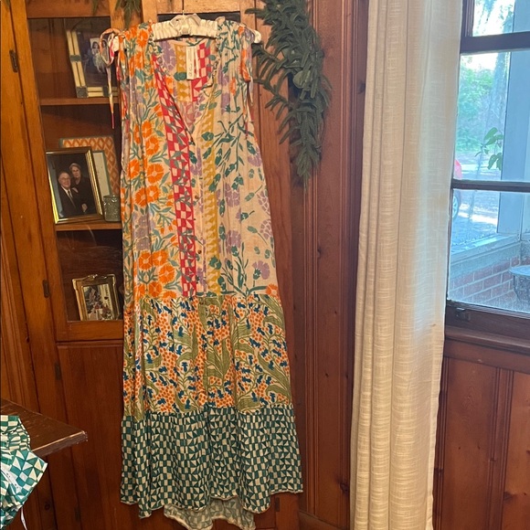 Anthropologie Colorful Maxi dress Size XL - Picture 2 of 7